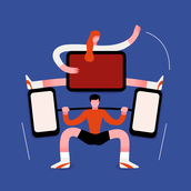 Illustration zum Workshop-Angebot der Bildungsinitiative SPIEGEL Ed