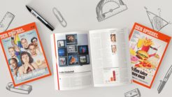 Bild mit SPIEGEL-Heften